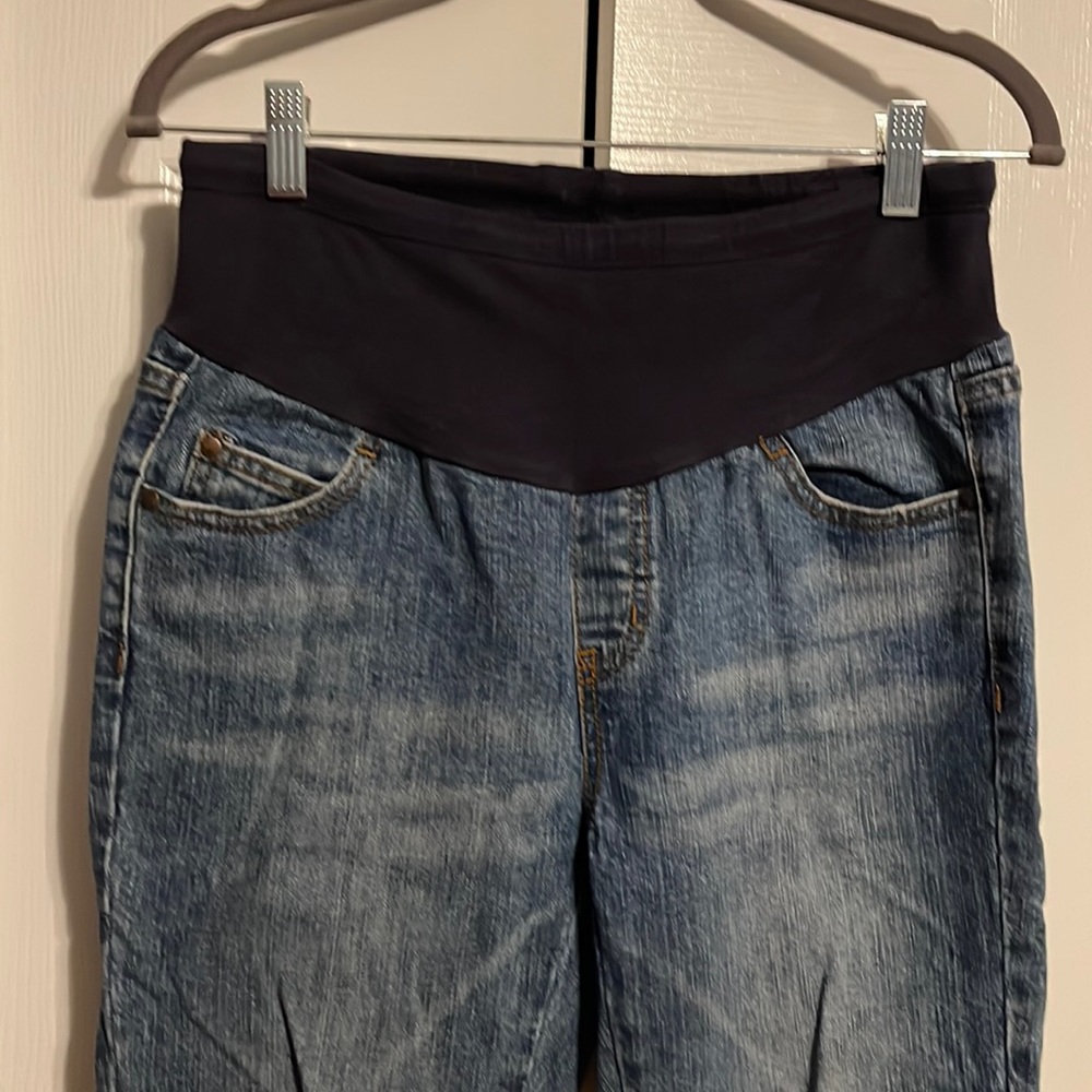 mE maternity crop jeans size XS short